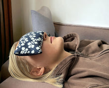 Load image into Gallery viewer, Eye Pillow - Jackie Traverse - Ojibway Florals - 3.5" x 8"