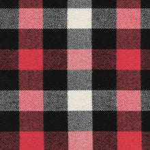 Load image into Gallery viewer, Back and Shoulder Bag - Red Plaid - 18" x 21"